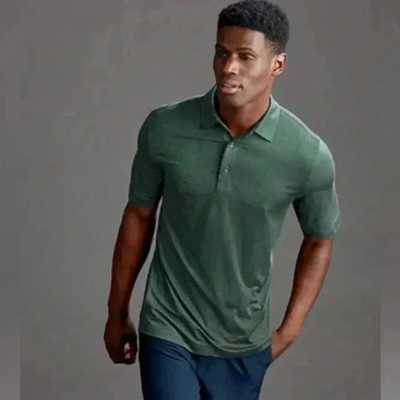 NWT CUTTER & BUCK FORGE PENCIL STRIPE STRETCH MENS  POLO IN BLACK XXXL - Picture 1 of 9